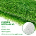 thumbnail image 6 of 4Pcs Chicken Nesting Pads Washable Artificial Grass Nesting Pads Self-Drainage Synthetic Turf Mat with Drain Hole Chicken Nesting Box Pads for Chicken Pet Garden Lawn Indoor Outdoor 12 x 12 x 0.7 inch, 6 of 11