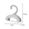 thumbnail image 6 of Purse Hanger Hook Acrylic Bag Hanger Handbag Tote Bag Rack Holder Closet Organizer Storage for Backpacks Satchels Purses Handbags Tote Holder, 6 of 8
