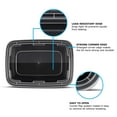 thumbnail image 4 of Recipientes de almacenamiento de alimentos Freshware Meal Prep, 1 compartimento, 4 of 9