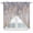 Khaki Light Blue, variant on Blue Grey Forest Kitchen Window Curtains, Swag Curtains Valance for Bedroom Living Room Bathroom, Grey Modern Art Oil Painting Rod Pocket Window Treatment Curtain Block Drapes 2 Panels 36"x36"