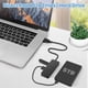 thumbnail image 5 of Hub USB 3.0 Multi USB 4 puertos 3.0 5 Gbps Adaptador de concentrador de datos portátil con cable de 30 mm Compatible con Macbook/Mac Pro/Mini/iMac/Surface Pro/XPS/Notebook PC, Plug and Play, 5 of 5