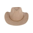 thumbnail image 2 of David & Young  Courduroy Cowboy Hat with Braided Suede Hat Band (Women), 2 of 4