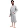 thumbnail image 3 of Luxurious Men's Cotton Robe Knit Bathrobe, 3 of 8