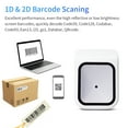 thumbnail image 4 of Boîte de Scanner de Codes-Barres USB R45 Blanche avec Alerte Buzzer Réglable, Technologie de Scan CMOS, Prend en Charge les Codes 1D (Code39/128/Codabar/93/EAN13/i25/GS1/Databar) & 2D QR, Compatible avec Windows/Android/Mac, 4 of 6