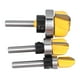 thumbnail image 5 of 3PCS Cutter Router Bit 1/4 Inch Shank Round Bottom Woodworking Milling Cutter Router Bit Set, 5 of 5