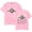 Pink, variant on Pouya Tour 2025 Merch T-shirt men's and women's fashionable printed round neck short sleeved T-shirt top