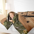 thumbnail image 2 of Feelyou Deer Moose Queen Comforter Set, Vintage Camo Bedding Comforter Set, 3-Piece, 2 of 6