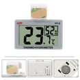 thumbnail image 1 of Mobutofu and Hygrometer for Home Use with Precise Measurement ABS White 2 in 1 Monitor, 1 of 6