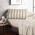 thumbnail image 6 of Gukieu Colorful Armadillos Print Plush Pillow Cover, Hidden Zipper Pillow Protector without Pillow Core, Suitable for Bedroom, Office, Car Decoration-20"x30", 6 of 6