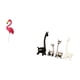 thumbnail image 5 of Estatua De Flamenco Y Jirafa Para Jardín, Figura Creativa, Adorno Para Primavera, Vacaciones, Jardín, Arte Moderno, Centro De Mesa, Decoración De Escritorio Y Oficina, 5 of 8