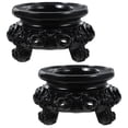 thumbnail image 1 of AURARMLET 2Ud Pequeños Soportes De Resina Negros Para Bola De Cristal Con Base Hueca Para, 1 of 8