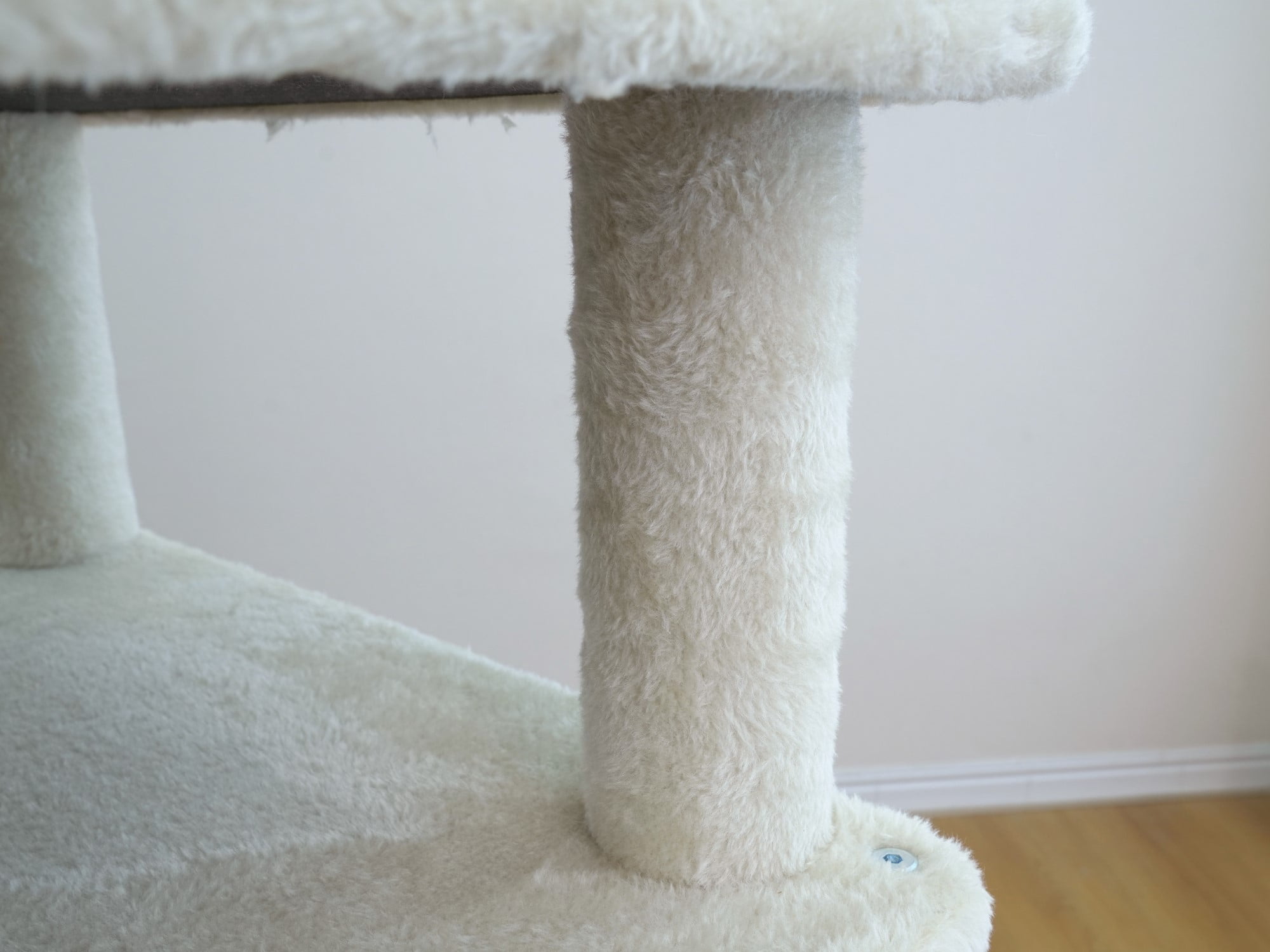 Vibrant Life Heavy Duty 8-Level 66" Cat Tree with Scratching Ramp, Two Condos and Hammocks, Beige