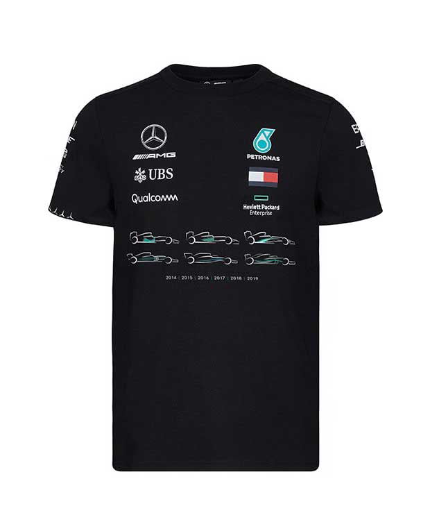 Mercedes AMG Petronas Official 2019 Constructors Championship T-Shirt 