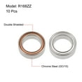 thumbnail image 2 of R168ZZ Deep Groove Ball Bearing, 1/4"x3/8x1/8" Shielded Z2 Lever Bearings 20pcs, 2 of 4
