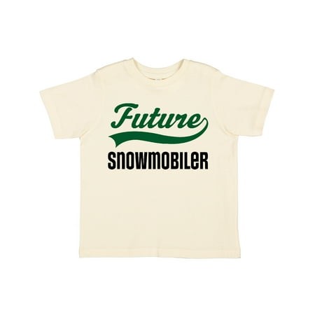 

Inktastic Snowmobiling Future Snowmobiler Gift Toddler Boy or Toddler Girl T-Shirt
