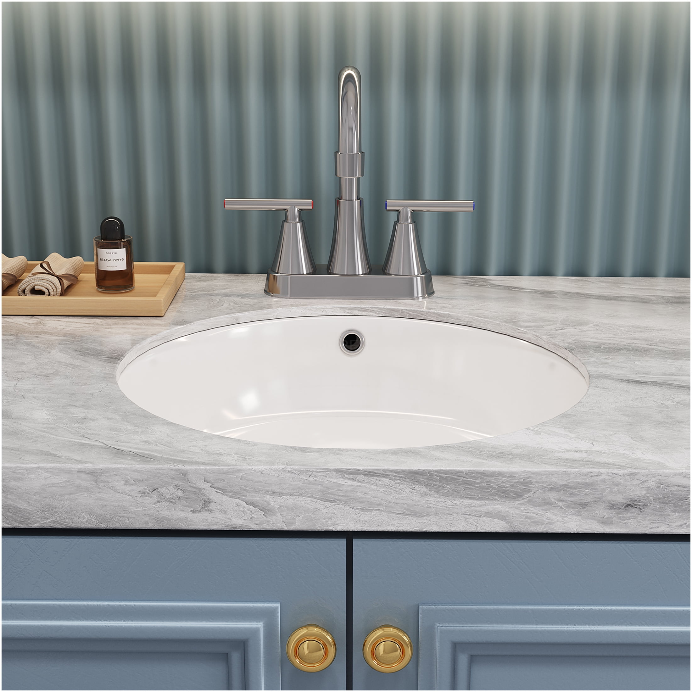 JERFIT 2-Handle Pull-Down Bathroom Sink Faucet with 360° Swivel Spout, Chrome Finish, CUPC Certified for Bath Vanity