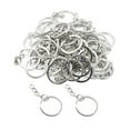 thumbnail image 5 of 50 Pieces 1''/25mm Metal with Chain Key Keychain Parts Open Jump & Connector for Car Organization, arts and crafts, DIY Jewelry, 5 of 9