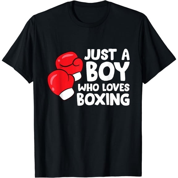 Just a Boy Who Loves Boxing T-Shirt