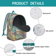thumbnail image 4 of Fashionable Bohemian Zipper Backpack for Women & Men: Ideal for School, Work, and Travel, This Lightweight Bag Features a Front Pocket and Makes a Wonderful Bohemian Gift Professionals, 4 of 5