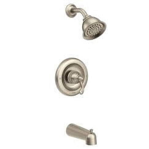 Moen Spot Resist Brushed Nickel Duschgarnitur - Posi-Temp Badewannen- Und Dusche-Mischbatterie Mit Handbrause, Wasserfleckenresistent