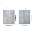 thumbnail image 3 of Multiple Pattern Silicone Stencils Raised Nails Art Embellishments Floral Lace Bowknot Designs Jewelry Making Tools, 3 of 9