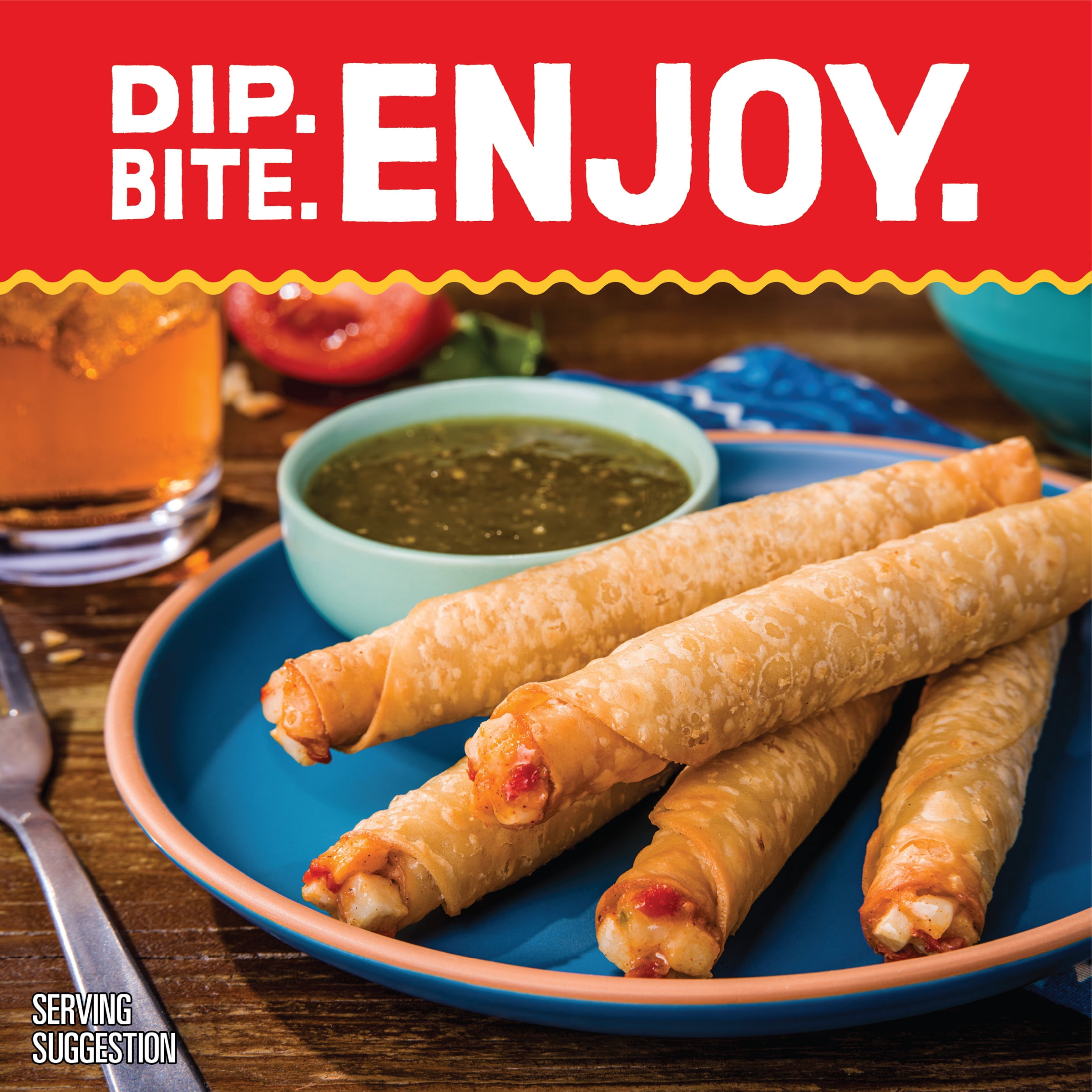 El Monterey Chicken & Cheese Flour Taquitos 20 oz, 20 Count (Frozen)