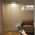 thumbnail image 2 of SUNMORY 32W/3000LM Floor Lamp, Super Bright LED Floor Lamp with Remote Control, 70" Tall Standing Lamp with Height Adjustment 350°Rotating Head, Modern Stepless Dimmable Torchiere Reading Corner Lamp, 2 of 11