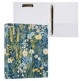 thumbnail image 3 of Beautiful Plant Floral Field Hardcover 3 Ring Binder 1.5” Round Rings Binder Organizer Letter Size Paper Pockets School Office Supplies, 3 of 9