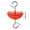 Red, variant on Yooshoverk Ant Guard for Hummingbird Feeder 4 Pack Hanging Hook with Built in Moat Water Barrier Insect Protection Accessories Keep Bees Wasps Away from Nectar Feeder Pole Mount Included