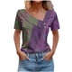 thumbnail image 1 of Tops de Algodón para Mujeres Cuello en V Casual de Manga Corta, Imitación Algodón Primavera Y Blusa de Verano, 1 of 5