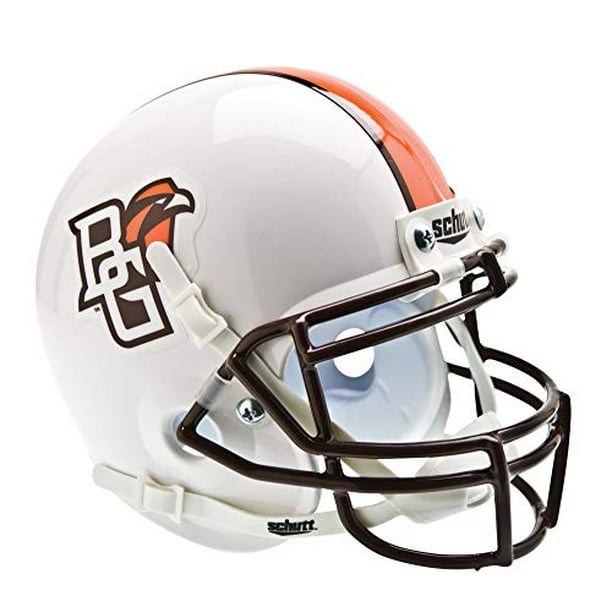 Schutt Ncaa Bowling Green Falcons Mini Authentic Xp Football Helmet, White Alt 1