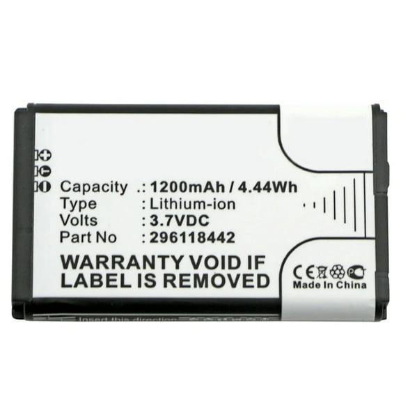 Batteries N Accessories BNA-WB-L1908 Credit Card Reader Battery - Li-Ion, 3.7V, 1200 mAh, Ultra High Capacity Battery - Replacement for Ingenico 296118442 Battery
