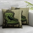 thumbnail image 3 of Nawypu  Vintage Victorian Bird Lace French Paris Chair Chandelier Shabby Chic Throw Pillow Covers Set of , Housewarming Gifts,  Decorative Cushion Covers for Sofa Couch Bed, 3 of 5