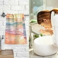 thumbnail image 7 of Beach and Sunset Cotton Face Towels Soft Hand Towel Absorbent Bathroom Towel for Kitchen Hotel Decoration, 7 of 7