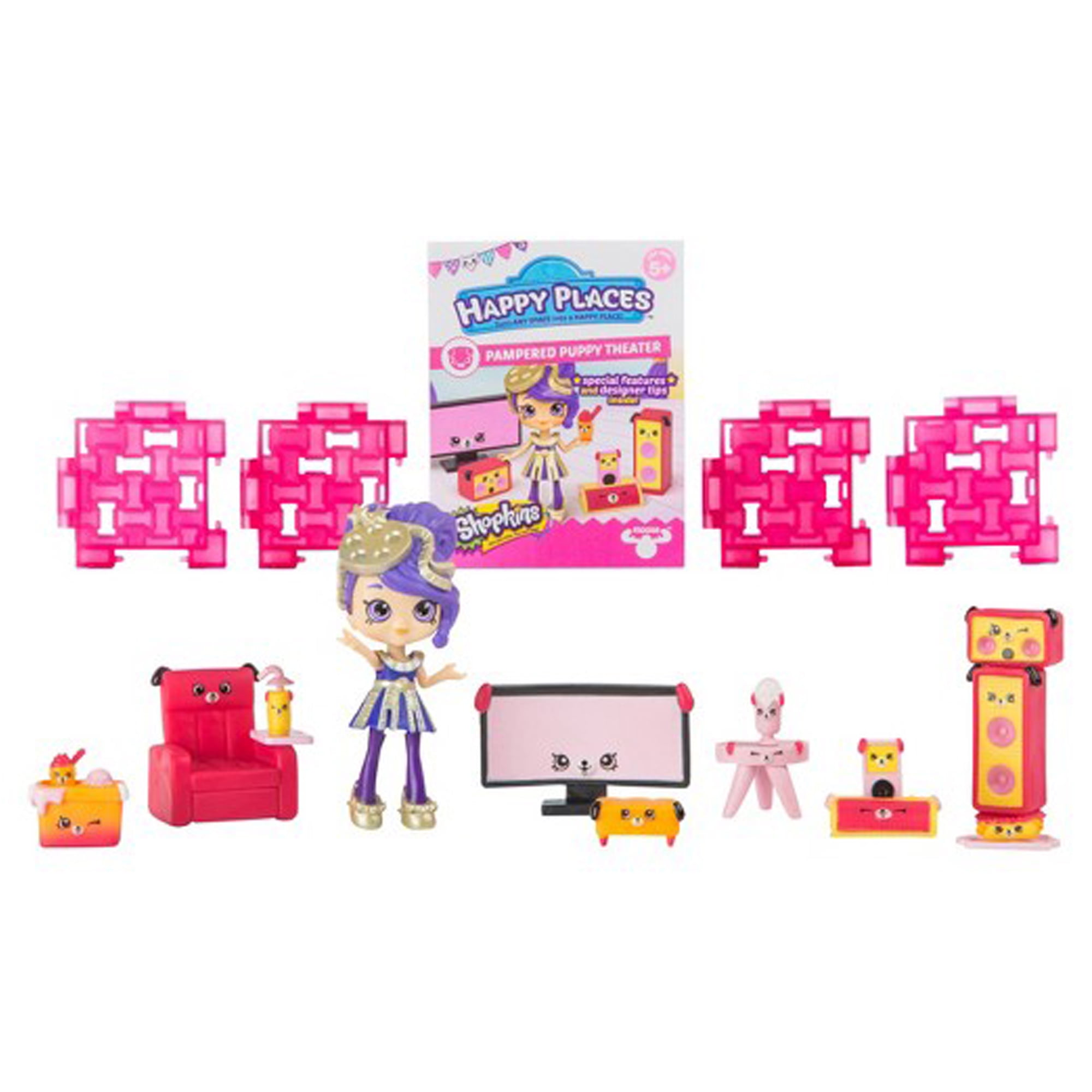 Shopkins Happy Places Welcome Pack Pampered Puppy Theater Walmart Shopkins Happy Places Welcome Pack Pampered Puppy Theater Walmart