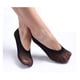 thumbnail image 3 of Xiao Hua 10 pares de calcetines invisibles para mujer, con forro invisible, ultrafinos, transpirables, antideslizantes, planos, de boca baja, color negro., 3 of 4
