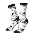 thumbnail image 1 of Fotbe Labrador Retriever Dog Calcetas Largas con Estampado para Hombre y Mujer – Calcetas de Compresión Transpirables y Elásticas, Viajar y Uso Diario Talla 5-11, 1 of 6