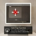 thumbnail image 5 of LIGMIRR, Silver, Aluminum Alloy, Wall Mounted Cabinet, 36.00 x 30.00 x 30.00 in, 5 of 10