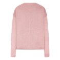 thumbnail image 6 of BXINGOHAI Womens Sweaters Casual Crewneck Long Sleeve Lightweight Knit Pullover Sweater Tops Fall Clothes Pink,L, 6 of 6
