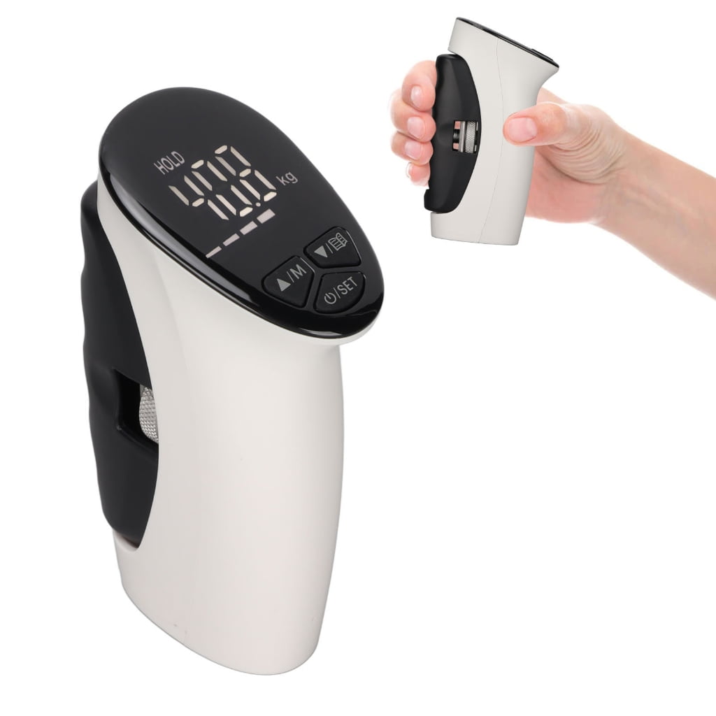 Handheld Grip Strength Trainer With Customizable User Biographies 198lb Capacity And Against Slip Handle Everyone Epochs