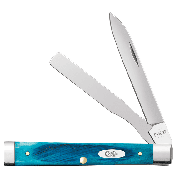 Case XX Knives Baby Doc Sawcut Caribbean Blue Bone Stainless Pocket Knife