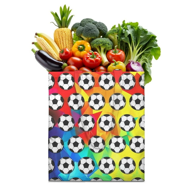 Sac de Sport Réutilisable avec Imprimé Baseball - Sac d'Épicerie Pliable pour Enfants et Adolescents