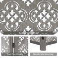 thumbnail image 4 of Fionafurn 4 Panel Carved Room Dividers Folding Screen Freestanding Wooden Room Separation,Gray, 4 of 8