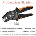 thumbnail image 2 of DuPont Terminals Crimping Tools SN-58B Plier Set XH2.54 SM Plug Spring Clamp For JST ZH1.5 2.0PH 2.5XH EH SM Boxed Connector Kit, 2 of 7