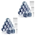 thumbnail image 2 of Qarigey 24X Hair Roller Self-grill Rizador Operación simple Conveniencia profesional Suministros de barbería 6cm Negro 6 cm negro 2piezas, 2 of 6