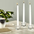 thumbnail image 2 of Mainstays Unscented Taper Candle, White, 4-Pack, 10 inches Long, 2 of 5