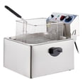 thumbnail image 2 of Freidora Eléctrica de Acero Inoxidable 11 L con Control de Temperatura Ajustable para Cocina y Resta, 2 of 6