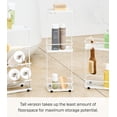 thumbnail image 5 of Yamazaki Home Shower Caddy - Three Sizes, White, Steel, Large, Water Resistant, No Assembly, 5 of 7