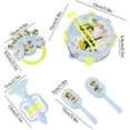 thumbnail image 3 of Danhjin Baby Musical Toys, Musical Toy Set with Hand Pat Drum Rattle and Trumpet, Early Learning Percussion Instrument for Infants Safe ABS Plastic, Christmas Gifts for Newborn Boys and Girls, 3 of 6
