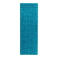 thumbnail image 6 of Unique Loom Solid Shag Collection Area Rug (2' 1" x 6' 5" Runner Turquoise), 6 of 7